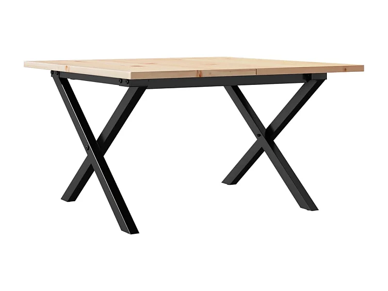 Table basse rectangulaire style marron 60 x 60 x 40 cm DEC036265