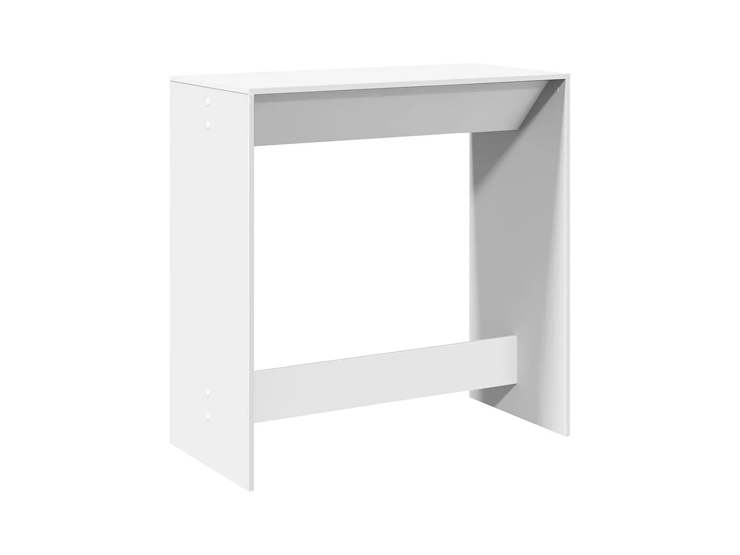 Table d’appoint multifonction 102 bois blanche 102 x 50 x 103.5 cm DEC036402