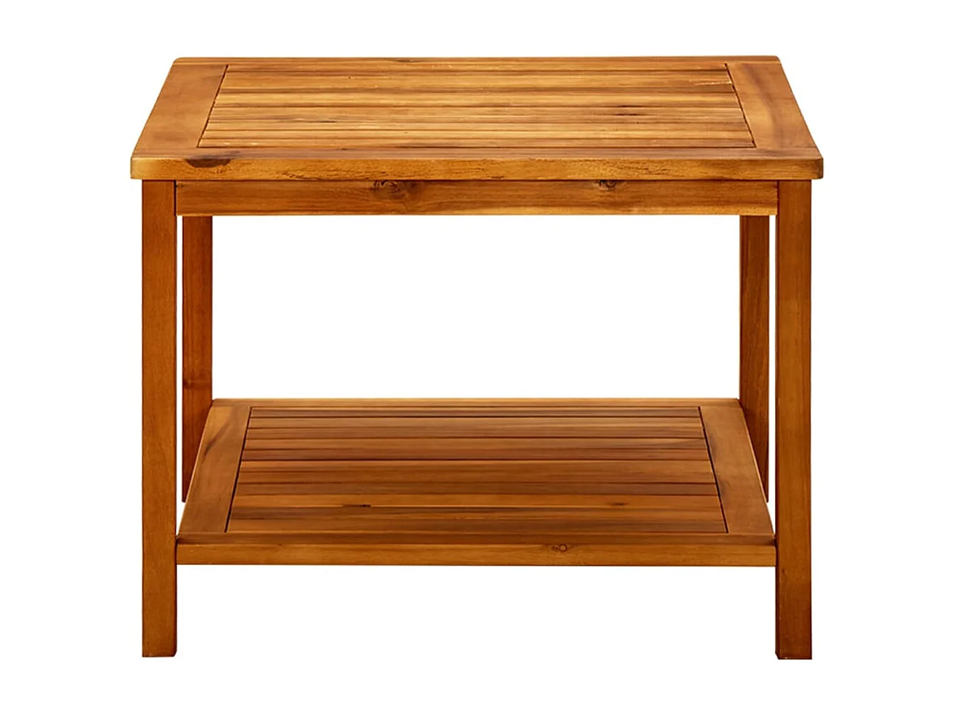 Table basse de salon bois marron 60 x 60 x 45 cm DEC037110