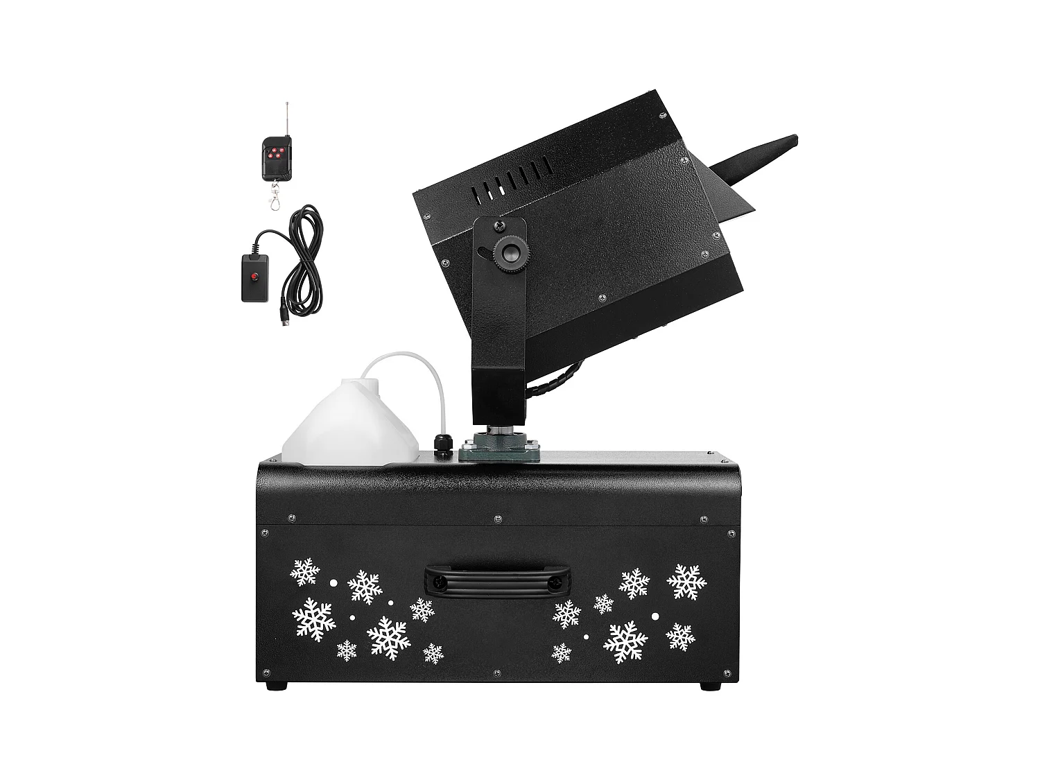 Machine à Neige SucceBuy, 2000 W avec Télécommande Sans Fil pour Événements, pour Noël, Mariages, Création d'un Monde Enneigé Magique