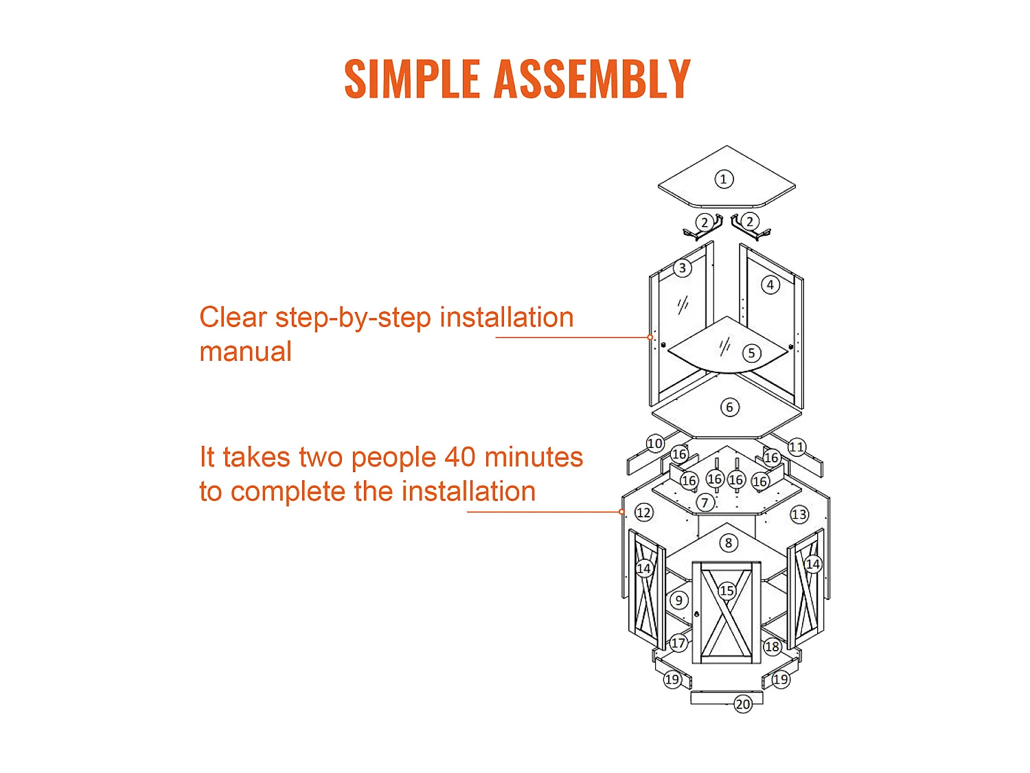 Meuble de Bar Industriel SucceBuy, avec Support pour Verres à Liqueur et Verres, Meuble de Bar à Café en Bois de Ferme Autonome pour Salon, Bar à Domicile