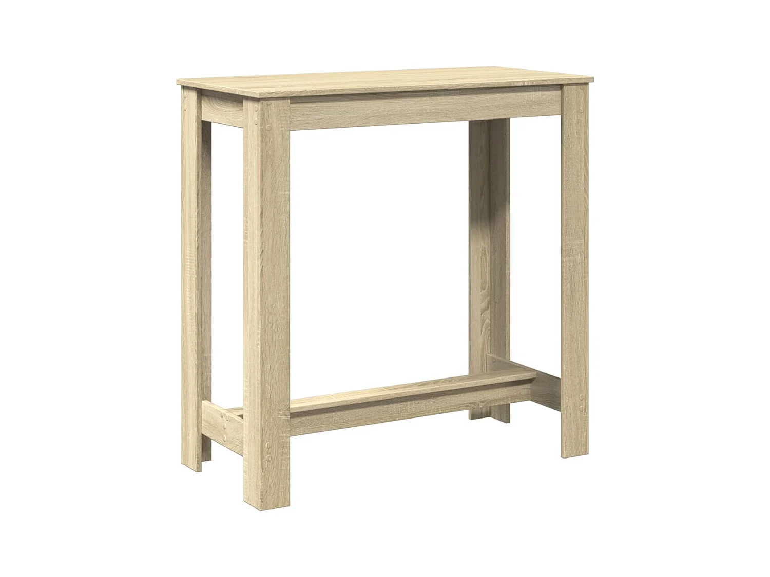 Table d’appoint multifonction 102 bois beige 102 x 50 x 103.5 cm DEC036439
