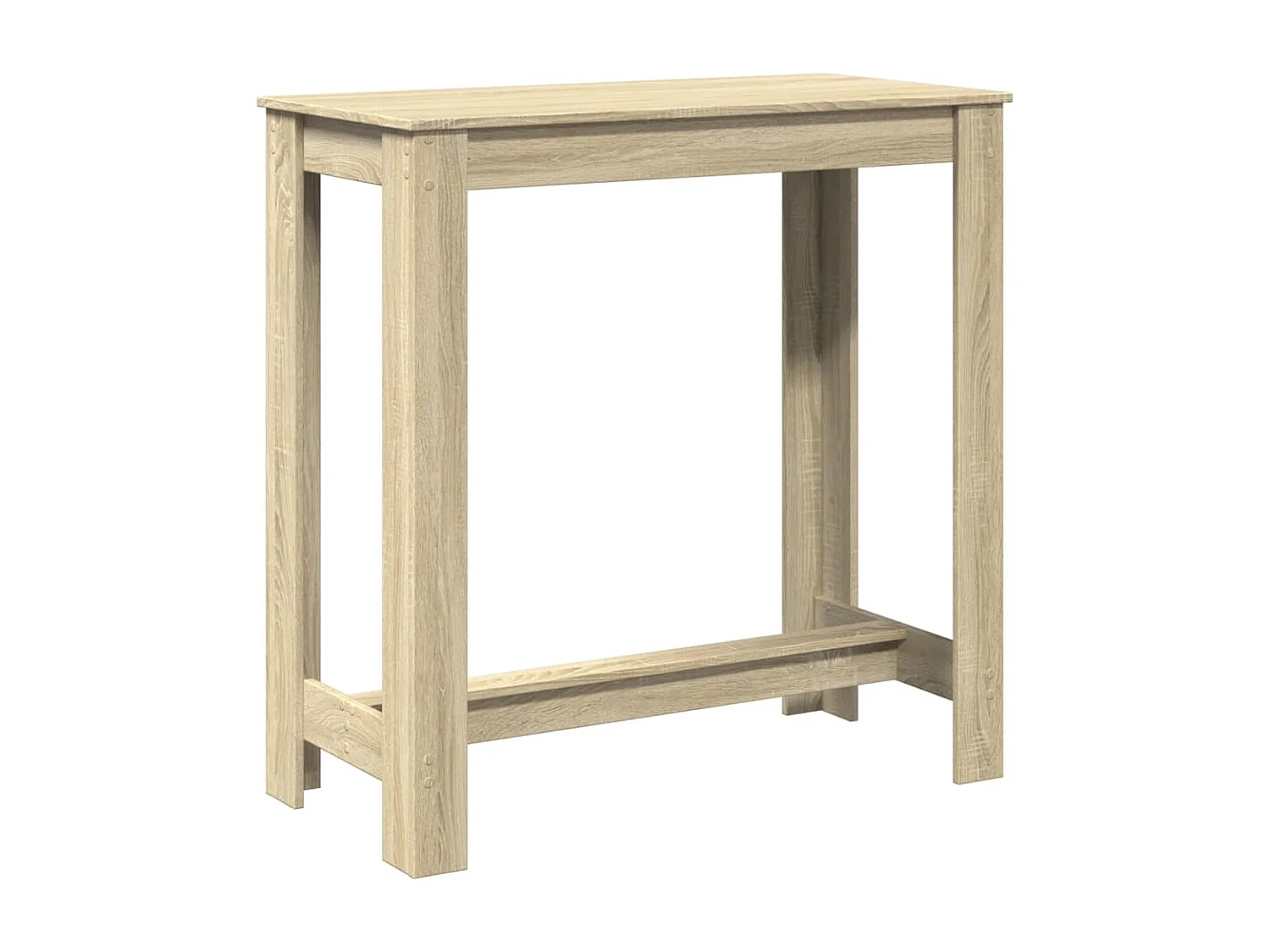 Table d’appoint multifonction 102 bois beige 102 x 50 x 103.5 cm DEC036439