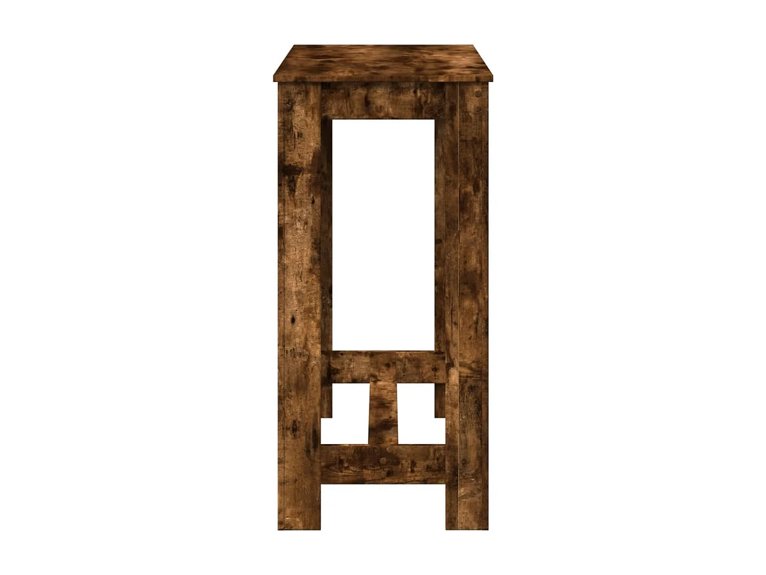 Table d’appoint multifonction 102 bois marron 102 x 50 x 103.5 cm DEC036430