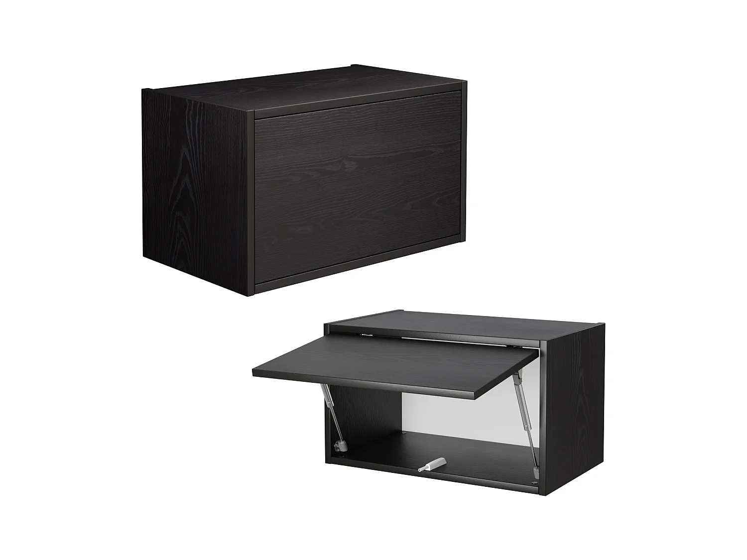 Armoire suspendue - 60 cm - 80 x m - 100 cm - Armoire murale rabattable - Pour salle de bain, couloir, salon