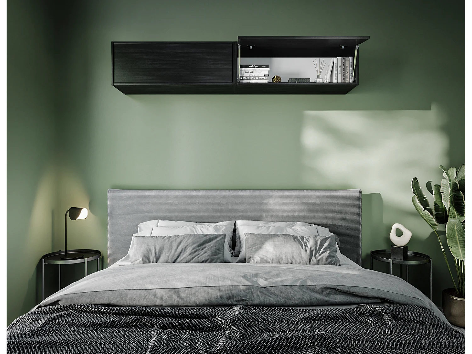 Hangkast - 60 cm - 80 x m - 100 cm - Klapbare wandkast - Voor badkamer, gang of woonkamer