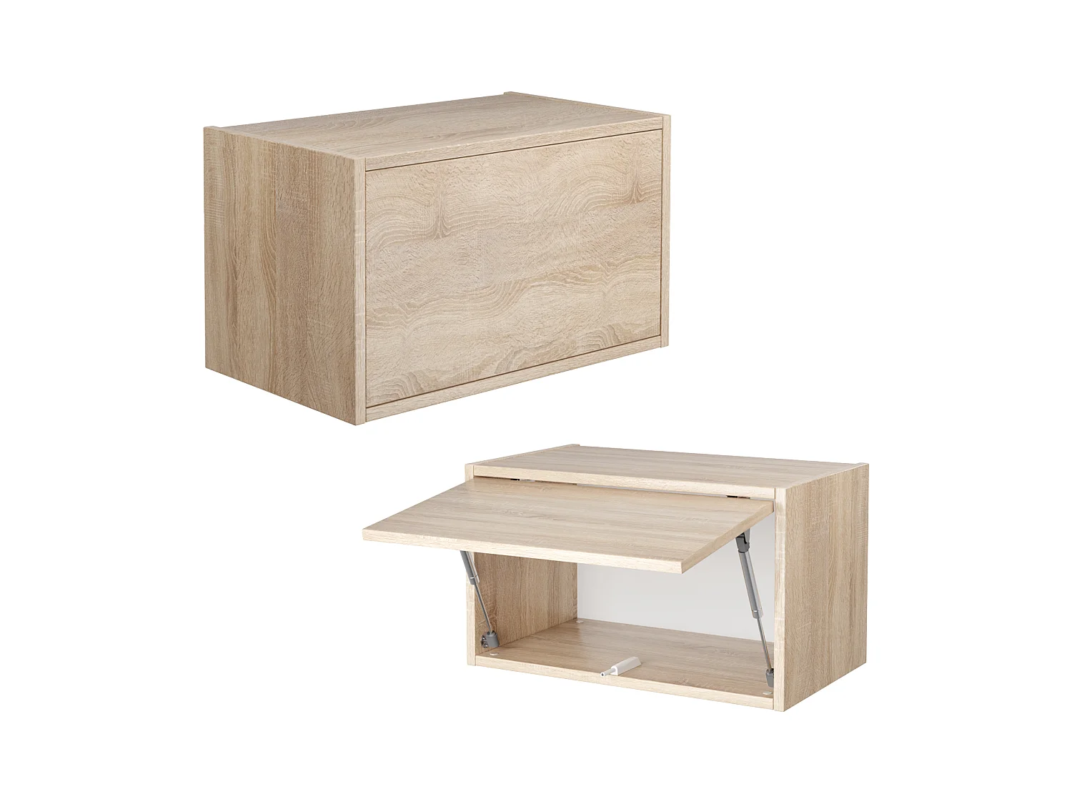 Armoire suspendue - 60 cm - 80 x m - 100 cm - Armoire murale rabattable - Pour salle de bain, couloir, salon