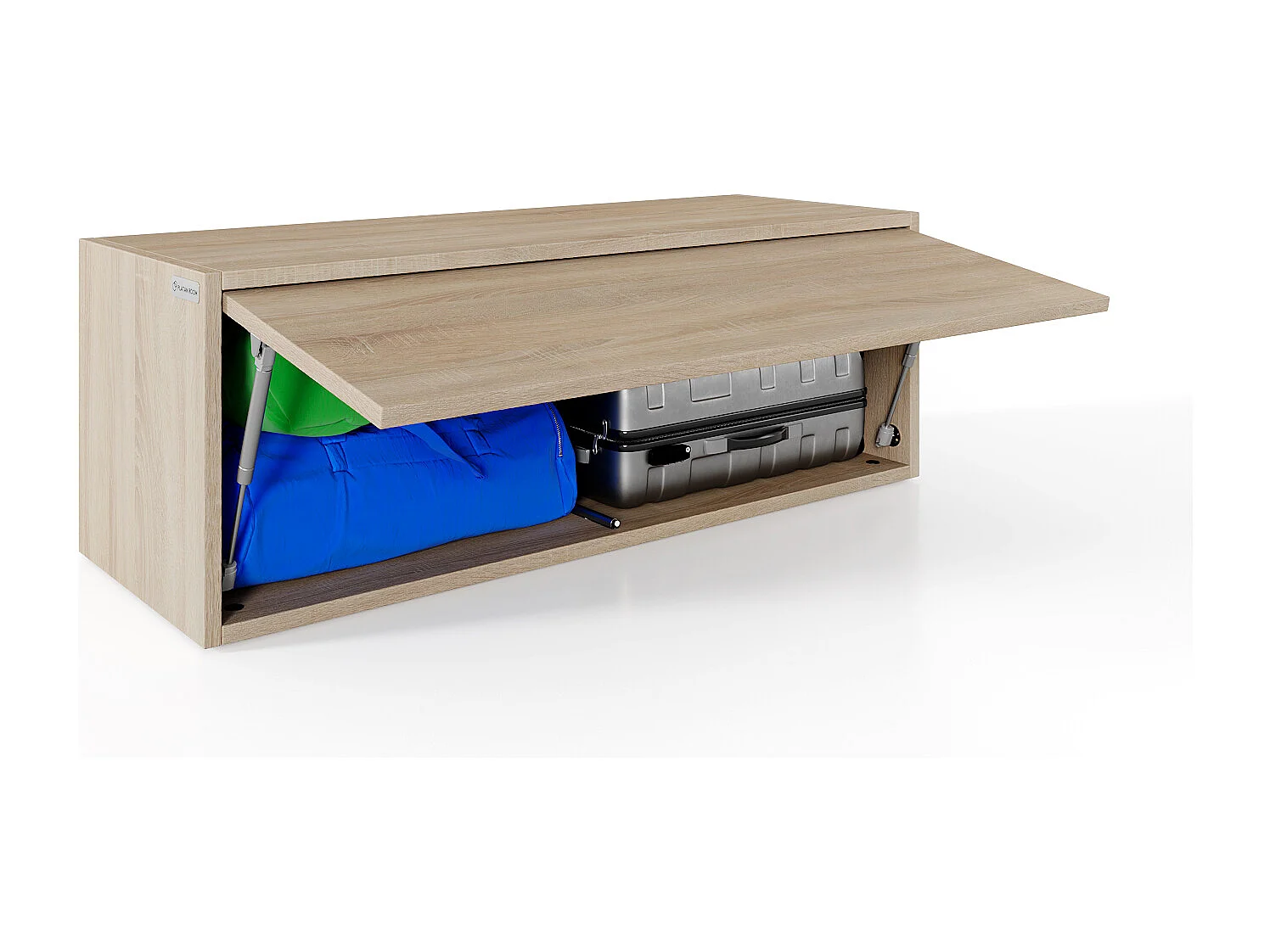 Hängeschrank - 60 cm - 80 x m - 100 cm - Klappbarer Wandschrank - Für Bad, Flur oder Wohnzimmer