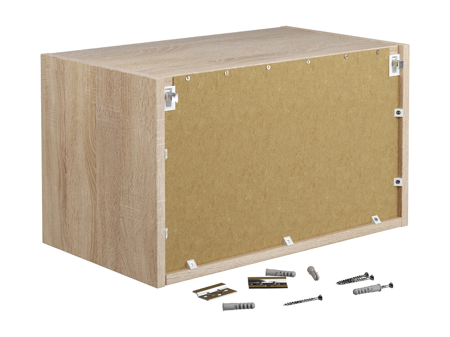 Hängeschrank - 60 cm - 80 x m - 100 cm - Klappbarer Wandschrank - Für Bad, Flur oder Wohnzimmer