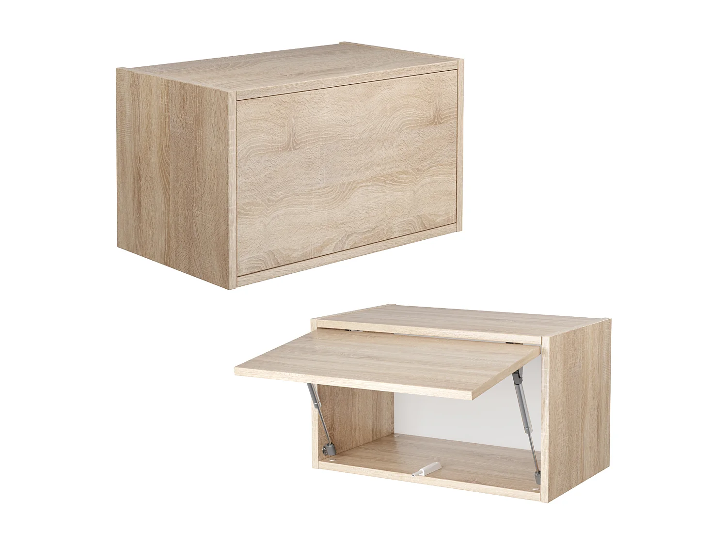 Hängeschrank - 60 cm - 80 x m - 100 cm - Klappbarer Wandschrank - Für Bad, Flur oder Wohnzimmer