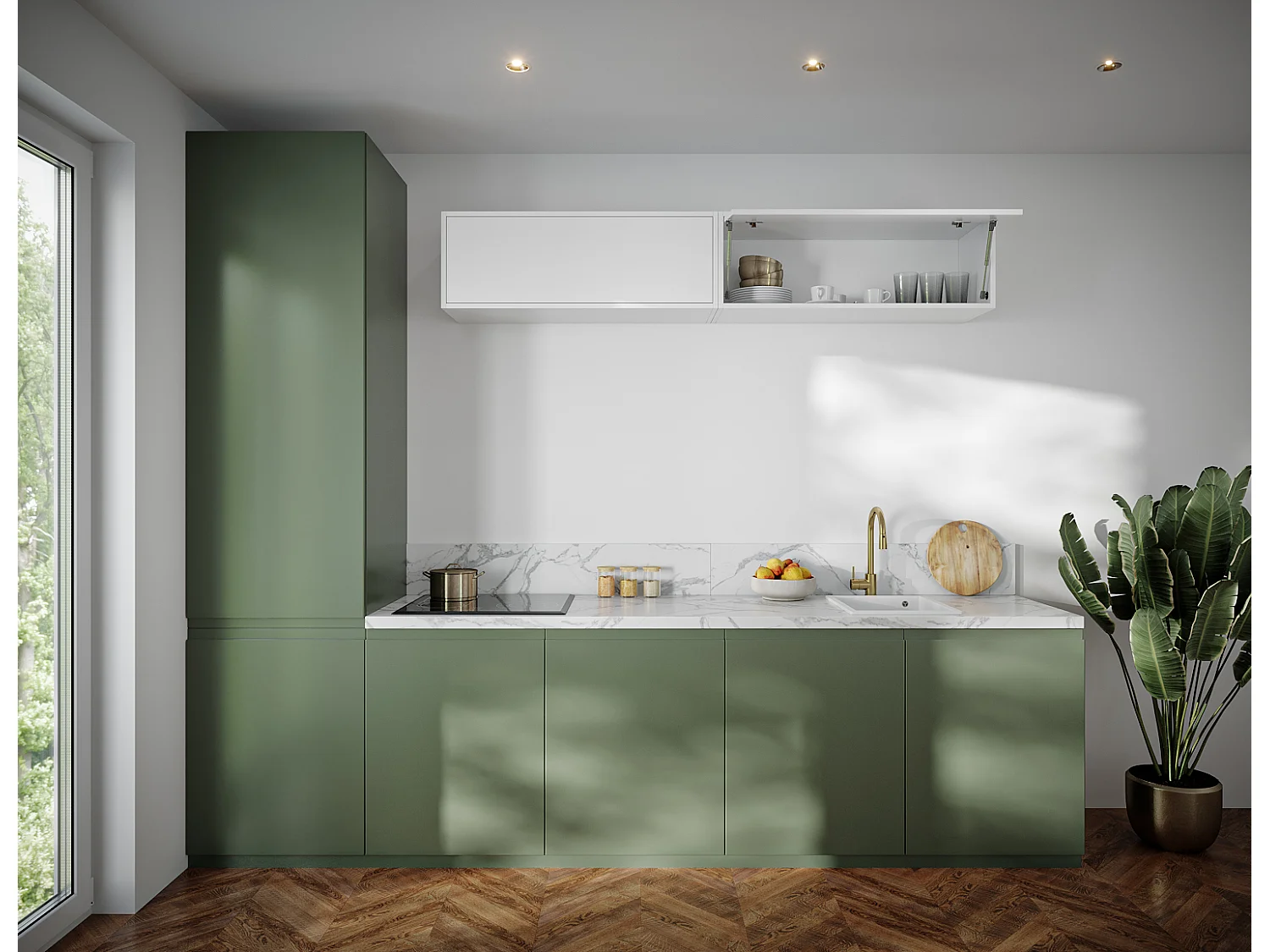 Hängeschrank - 60 cm - 80 x m - 100 cm - Klappbarer Wandschrank - Für Bad, Flur oder Wohnzimmer