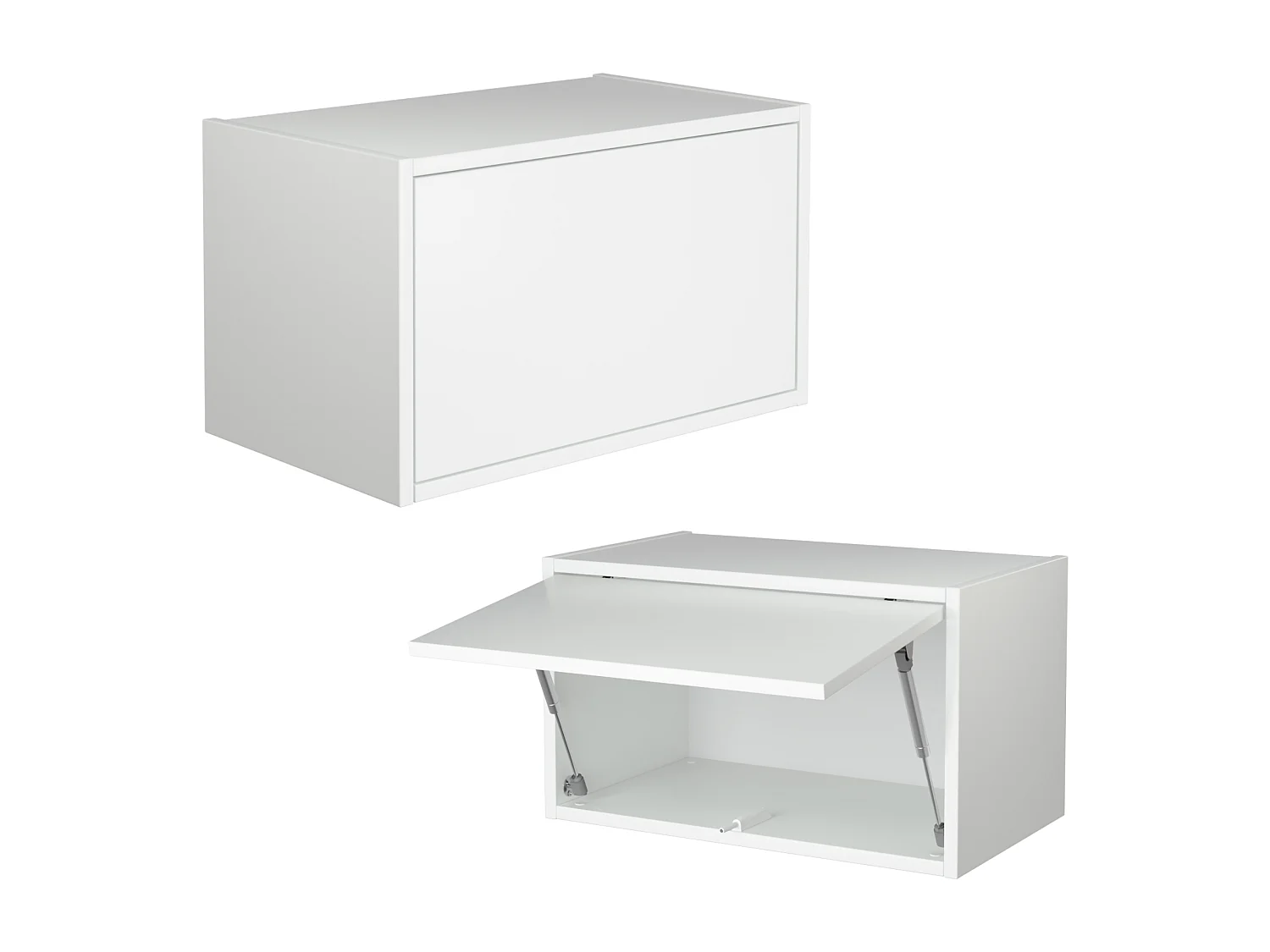 Hängeschrank - 60 cm - 80 x m - 100 cm - Klappbarer Wandschrank - Für Bad, Flur oder Wohnzimmer