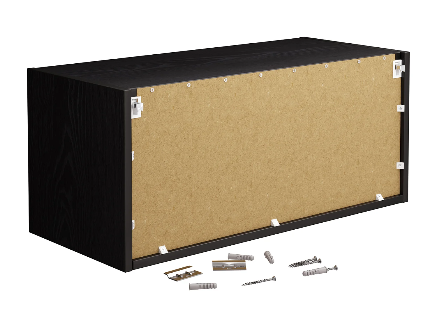 Hängeschrank - 60 cm - 80 x m - 100 cm - Klappbarer Wandschrank - Für Bad, Flur oder Wohnzimmer