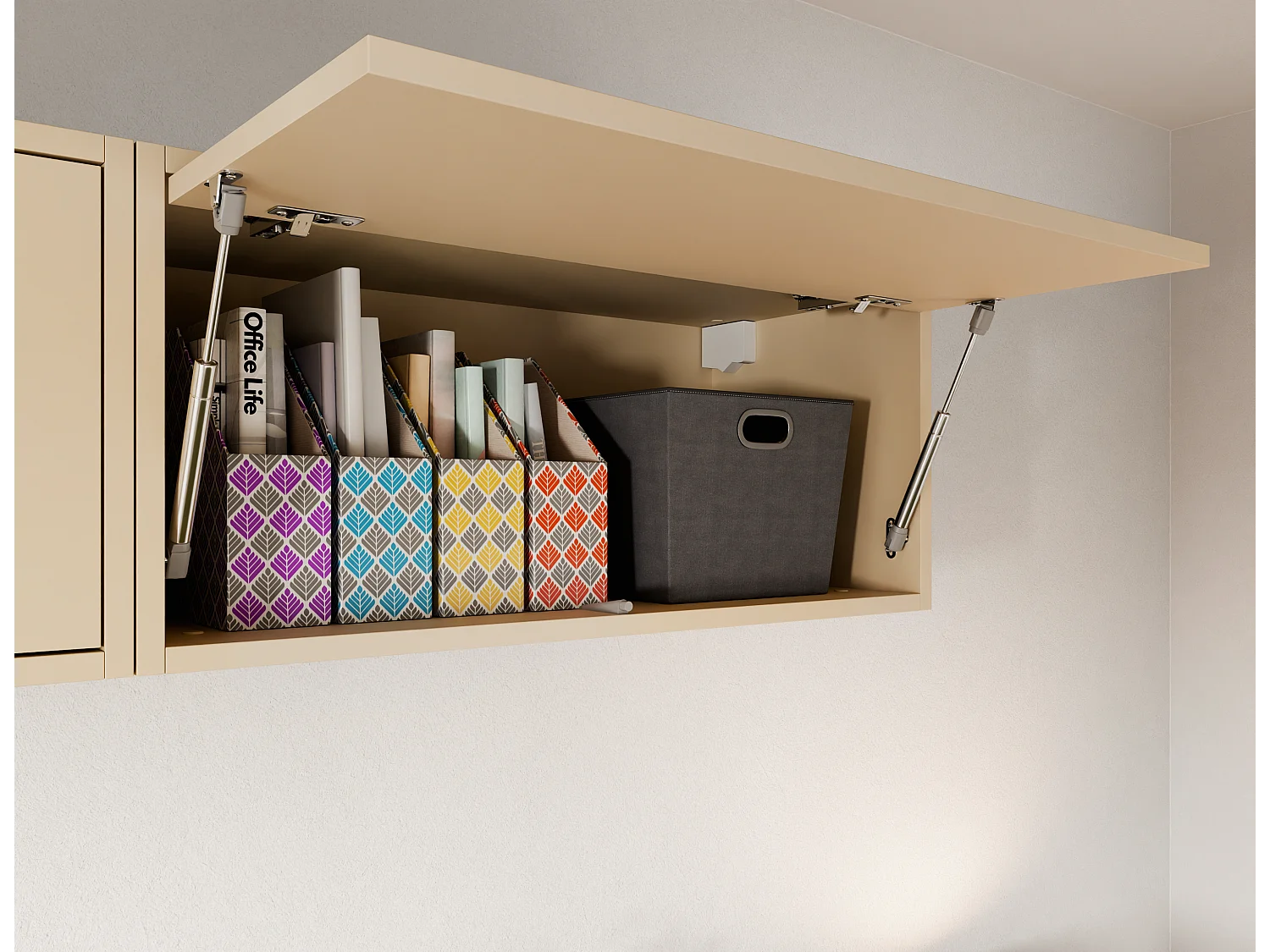 Armoire suspendue - 60 cm - 80 x m - 100 cm - Armoire murale rabattable - Pour salle de bain, couloir, salon