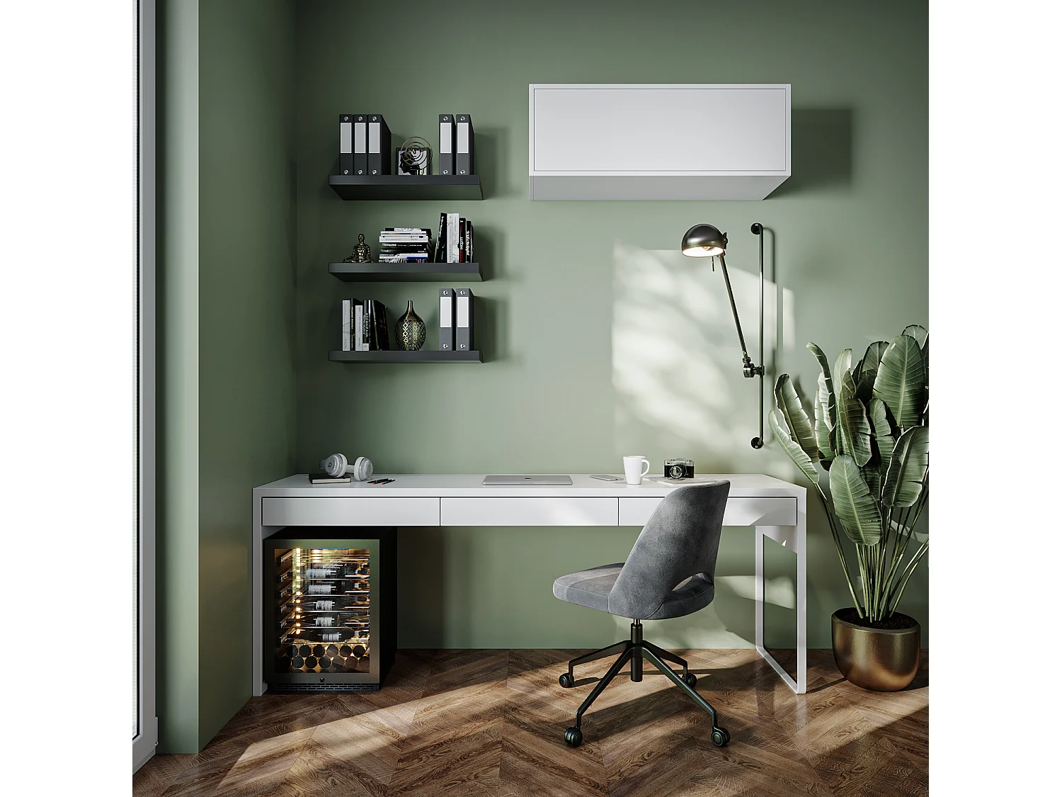 Armário suspenso - 60 cm - 80 x m - 100 cm - Armário de parede rebatível - Para casa de banho, corredor ou sala de estar