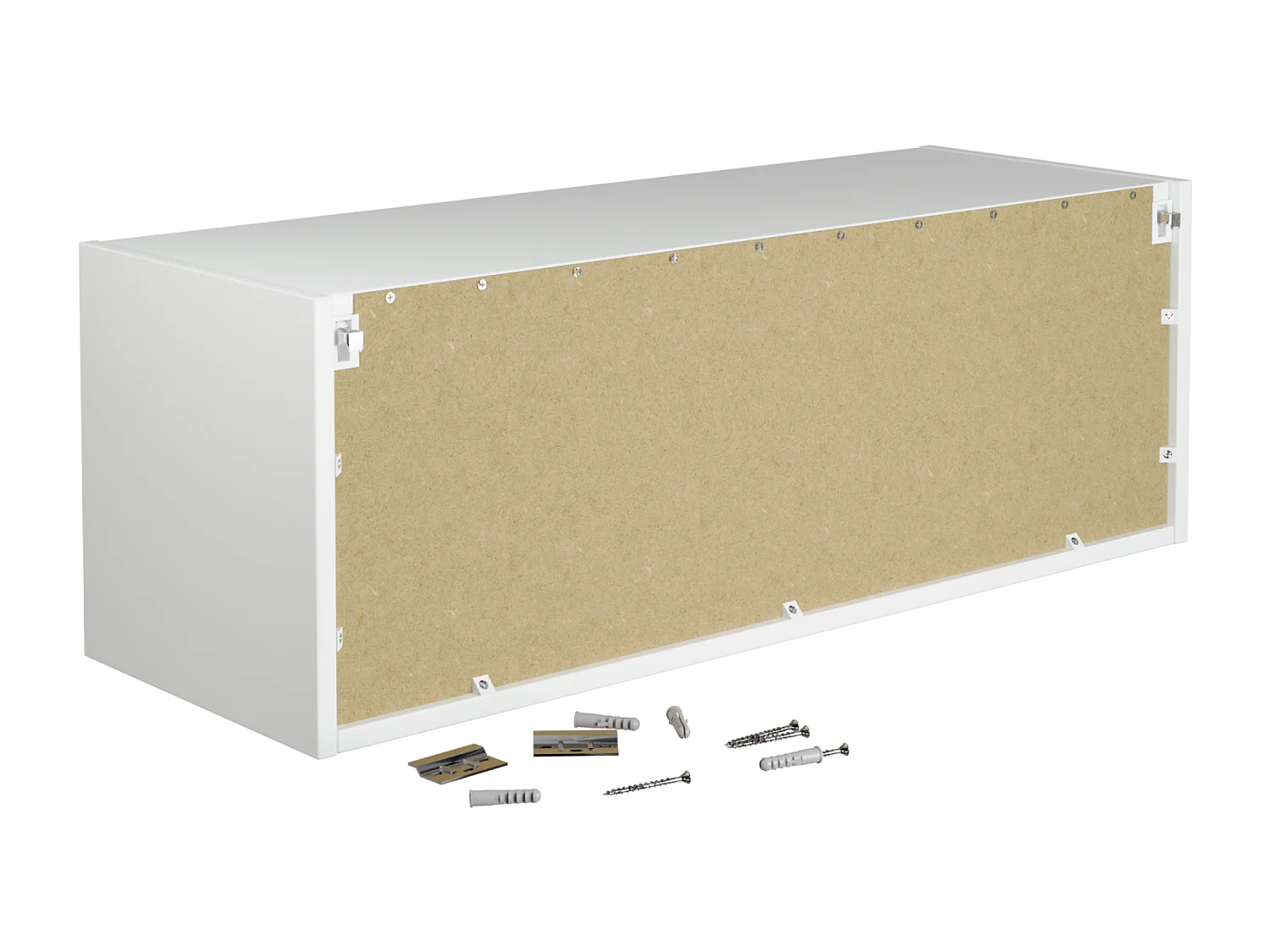 Armário suspenso - 60 cm - 80 x m - 100 cm - Armário de parede rebatível - Para casa de banho, corredor ou sala de estar