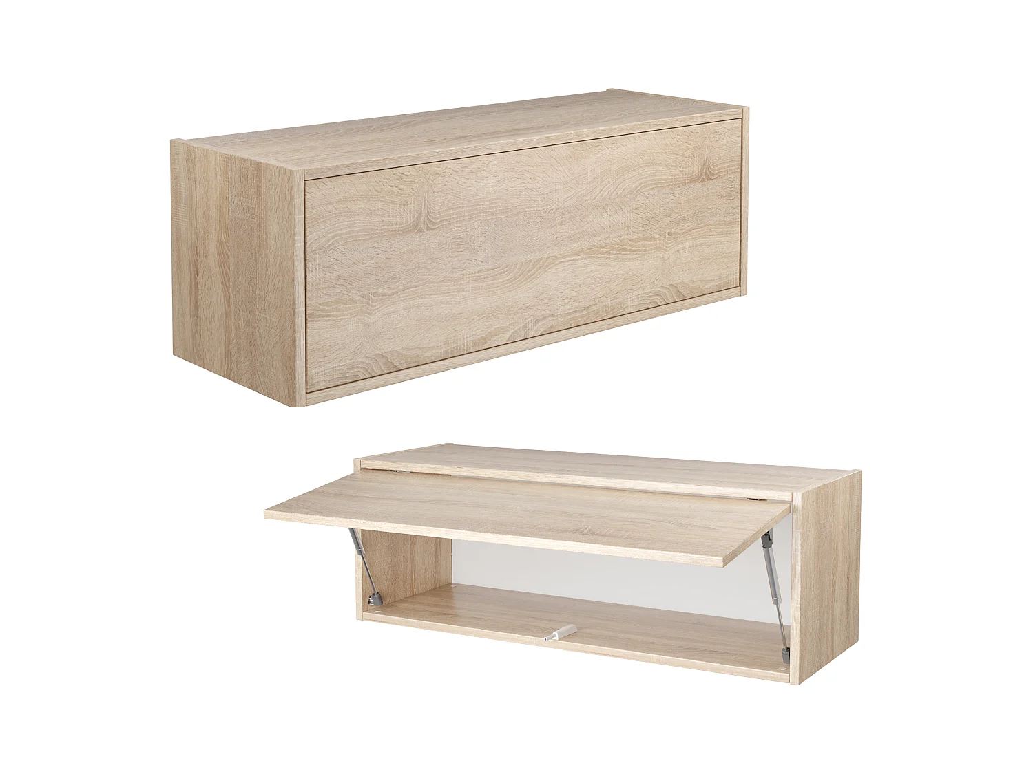 Armoire suspendue - 60 cm - 80 x m - 100 cm - Armoire murale rabattable - Pour salle de bain, couloir, salon