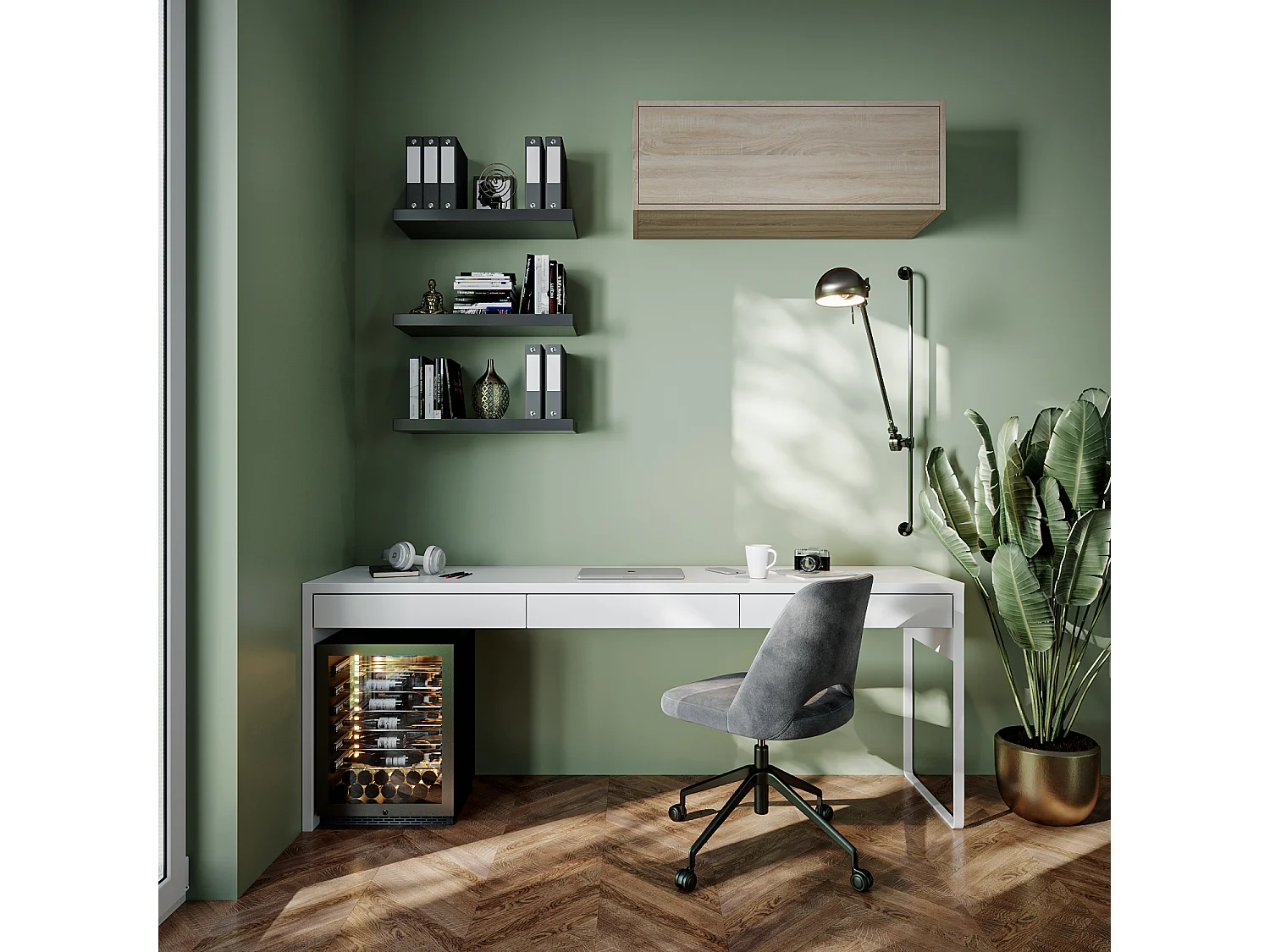 Armoire suspendue - 60 cm - 80 x m - 100 cm - Armoire murale rabattable - Pour salle de bain, couloir, salon