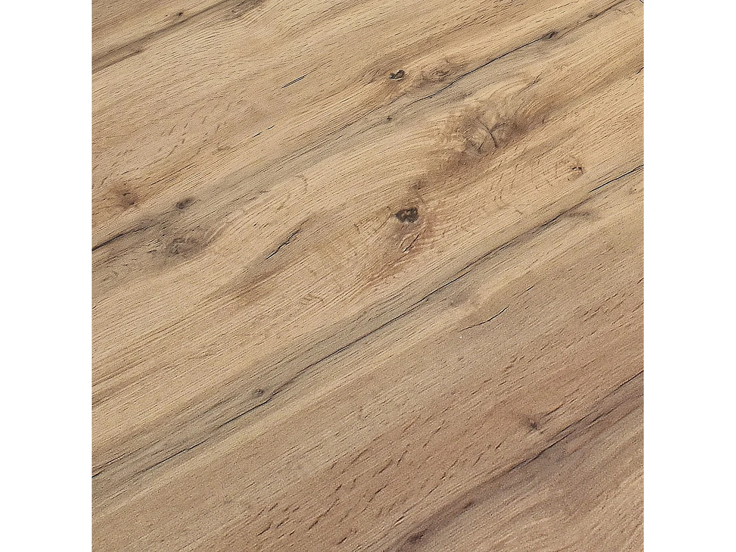 Tavolo in legno, finitura rovere, base metallo verniciato bianco, 180×90–260×90 - CARRARA