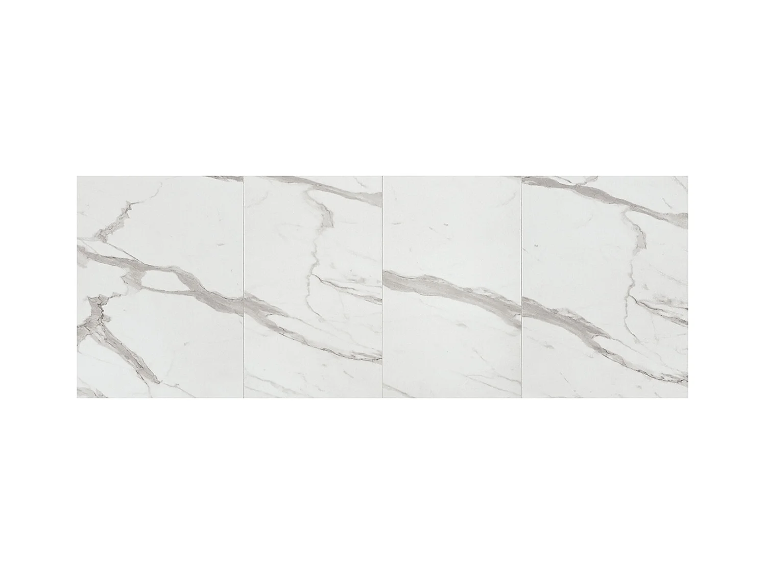 Table basse en bois, finition blanche, base convertible noire, 120x80-220x80 - CAMOGLI