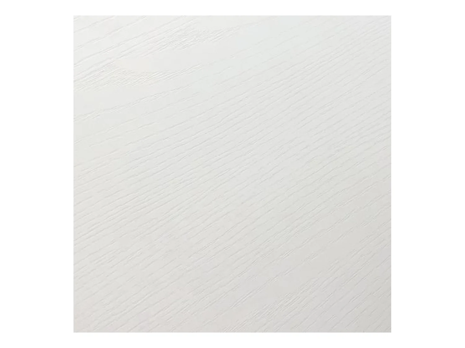 Mesa de madera, acabado blanco, base de metal antracita, 180×90–260×90 cm - CARRARA