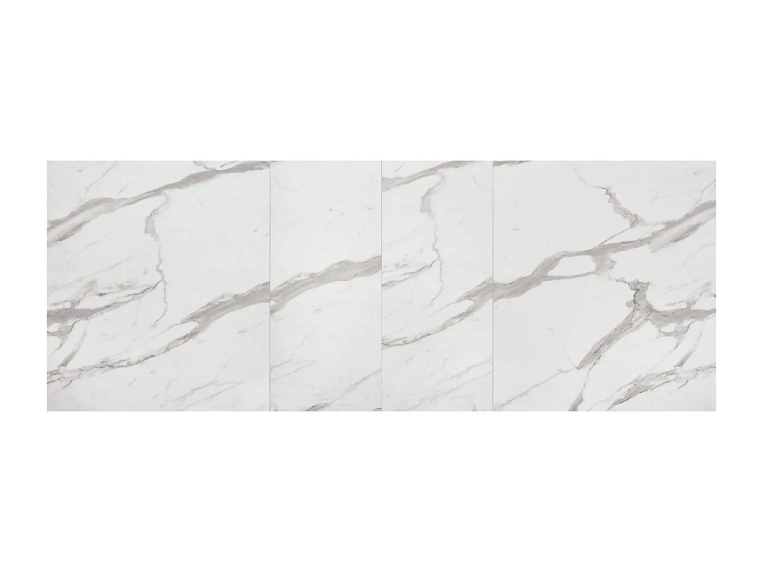 Tavolo in legno, finitura bianco e gambe a X bianche, allungabile 160x90-240x90 - CAMAIORE