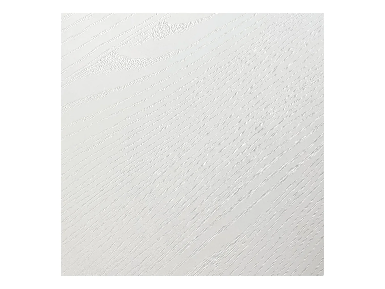 Table en bois, finition blanche, piètement en métal peint en blanc, 180×90–260×90 - CARRARA