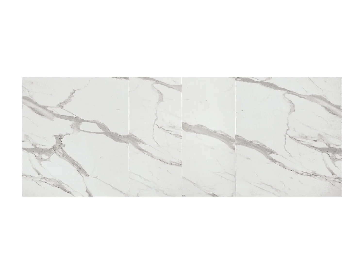 Stół drewniany, białe wykończenie i białe nogi, rozkładany 160x90- 240x90 - CARRARA