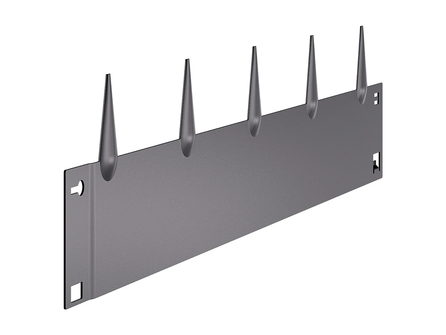 Granice do Sadzenia SucceBuy Obrzeże Ogrodowe, 5 Szt., Wytrzymałe, Odporne na Rdzę, Stal Nierdzewna, 990 x 207 mm, Ciemnoszary