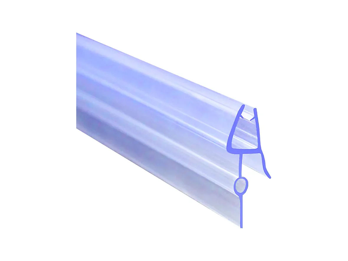 Joint d'étanchéité pour porte de douche en 90cm pour la vitre - pour la vitre 8 mm - transparent