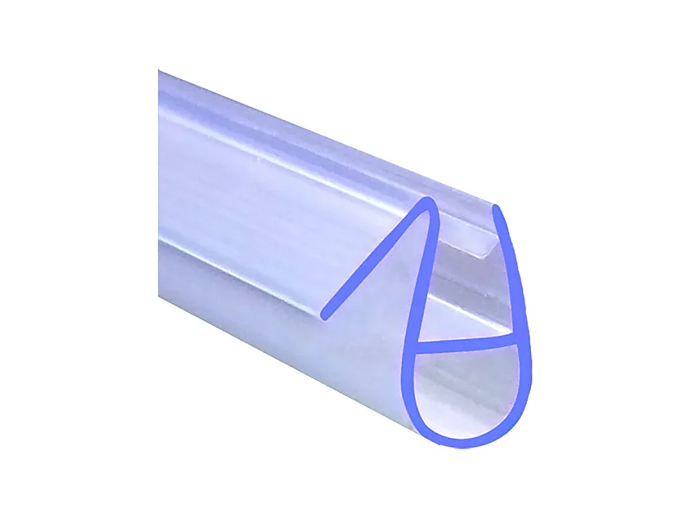 Joint d'étanchéité pour porte de douche en 90cm pour la vitre - pour la vitre 8 mm - transparent