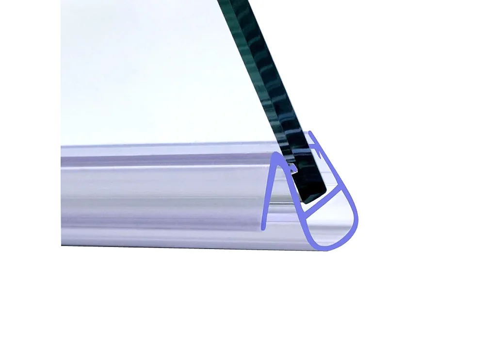 Joint d'étanchéité pour porte de douche en 90cm pour la vitre - pour la vitre 8 mm - transparent