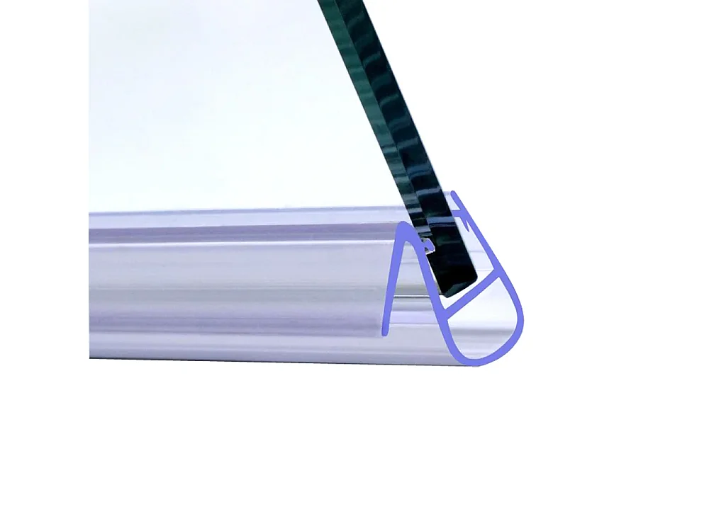 Joint d'étanchéité pour porte de douche en 90cm pour la vitre - pour la vitre 6 mm - transparent