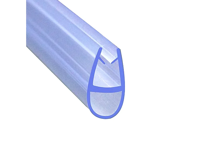 Joint d'étanchéité pour porte de douche en 90cm pour la vitre - pour la vitre 8 mm - transparent