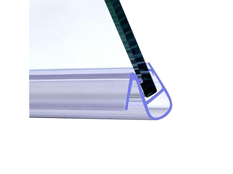 Joint d'étanchéité pour porte de douche en 90cm pour la vitre - pour la vitre 6 mm - transparent