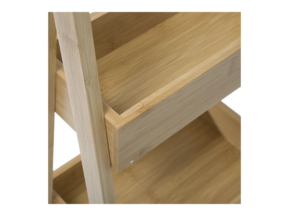 Estantería inclinada de 3 niveles 30 x 2 x 70 cm