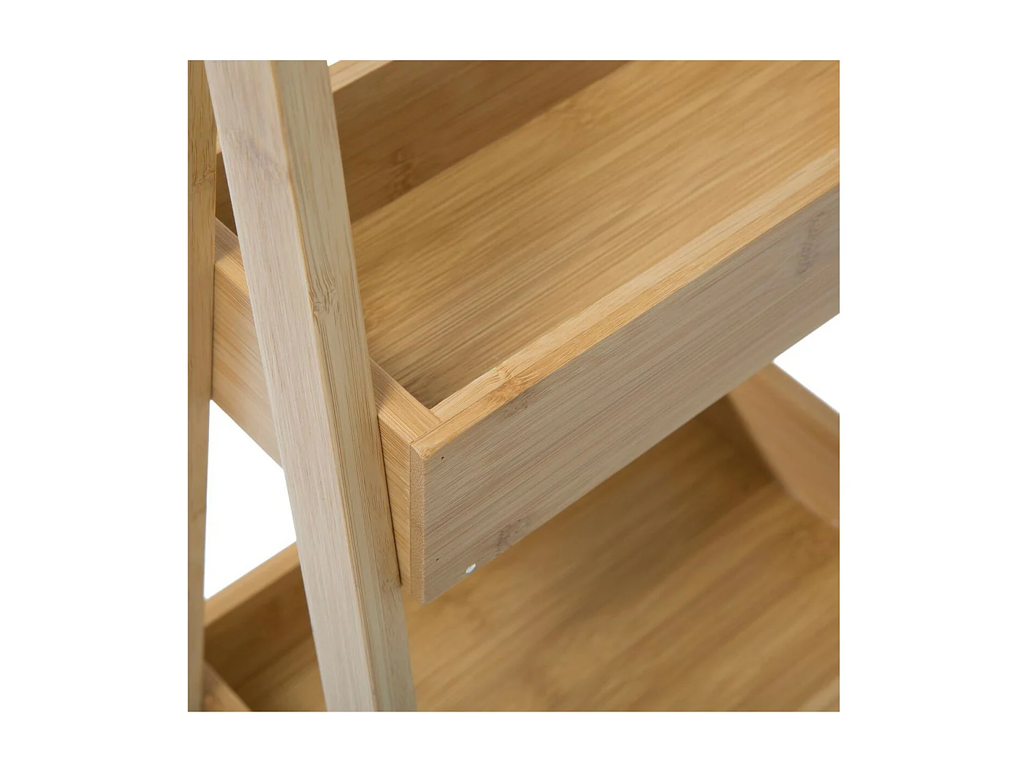 Geneigte 3-stufige Regale 30 x 2 x 70 cm