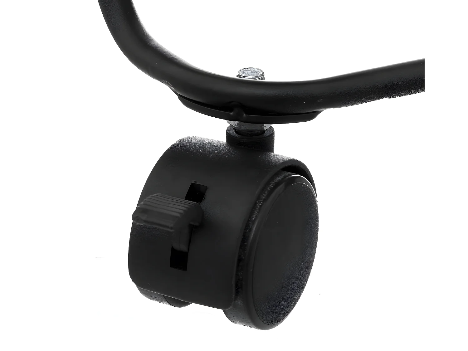 Desserte roulante 3 niveaux en Métal Noir H 76 cm