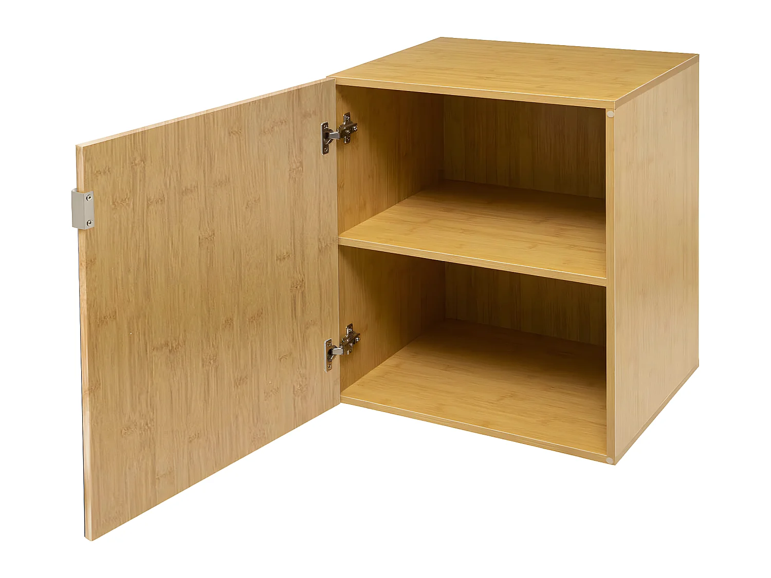 Meuble Étagère de salle de bain en Bois Porte Miroir modulable  H 55 cm