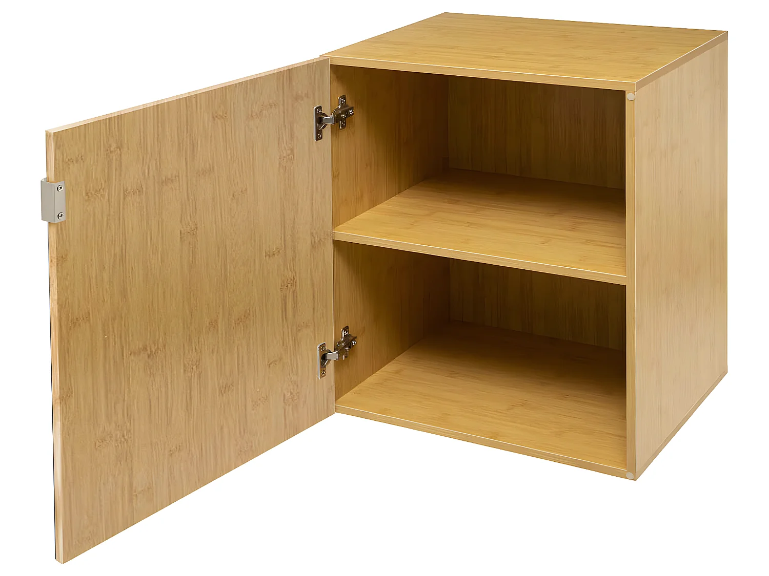 Meuble Étagère de salle de bain en Bois Porte Miroir modulable  H 55 cm