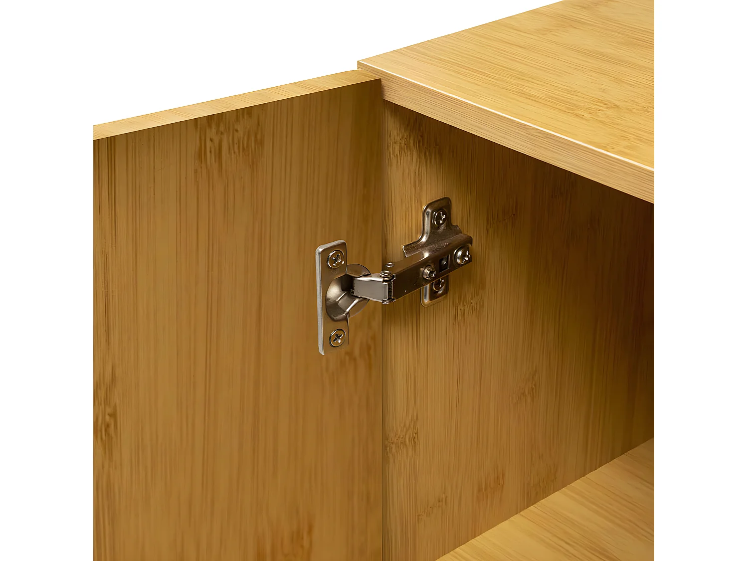 Meuble Étagère de salle de bain en Bois Porte Miroir modulable  H 55 cm