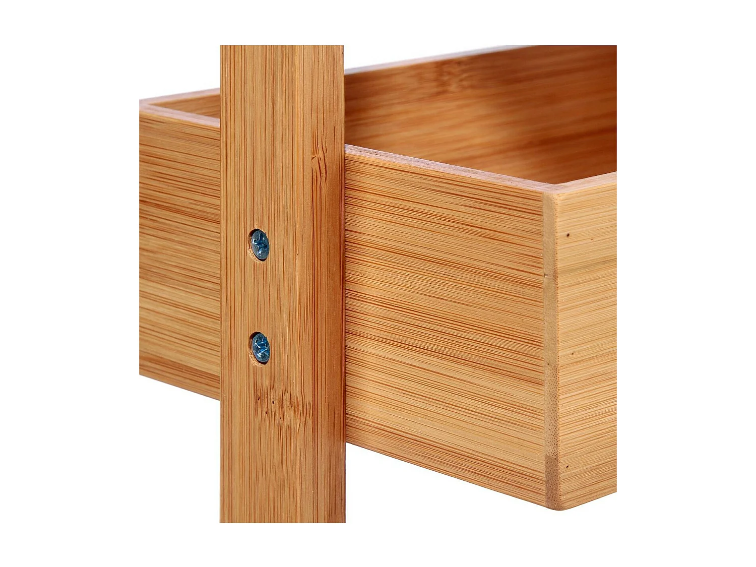 Regal mit 4 Körben aus Bambus