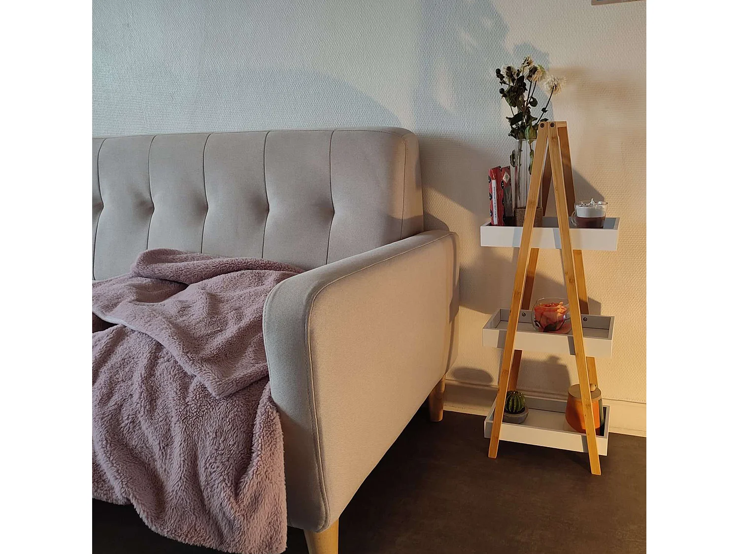 Servicio de 3 niveles 30 x 18 x 82 cm