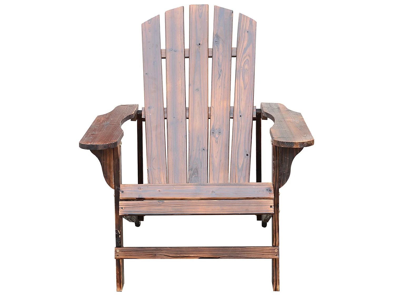 Fauteuil de jardin adirondack chaise longue chaise plage avec tabouret bois de sapin