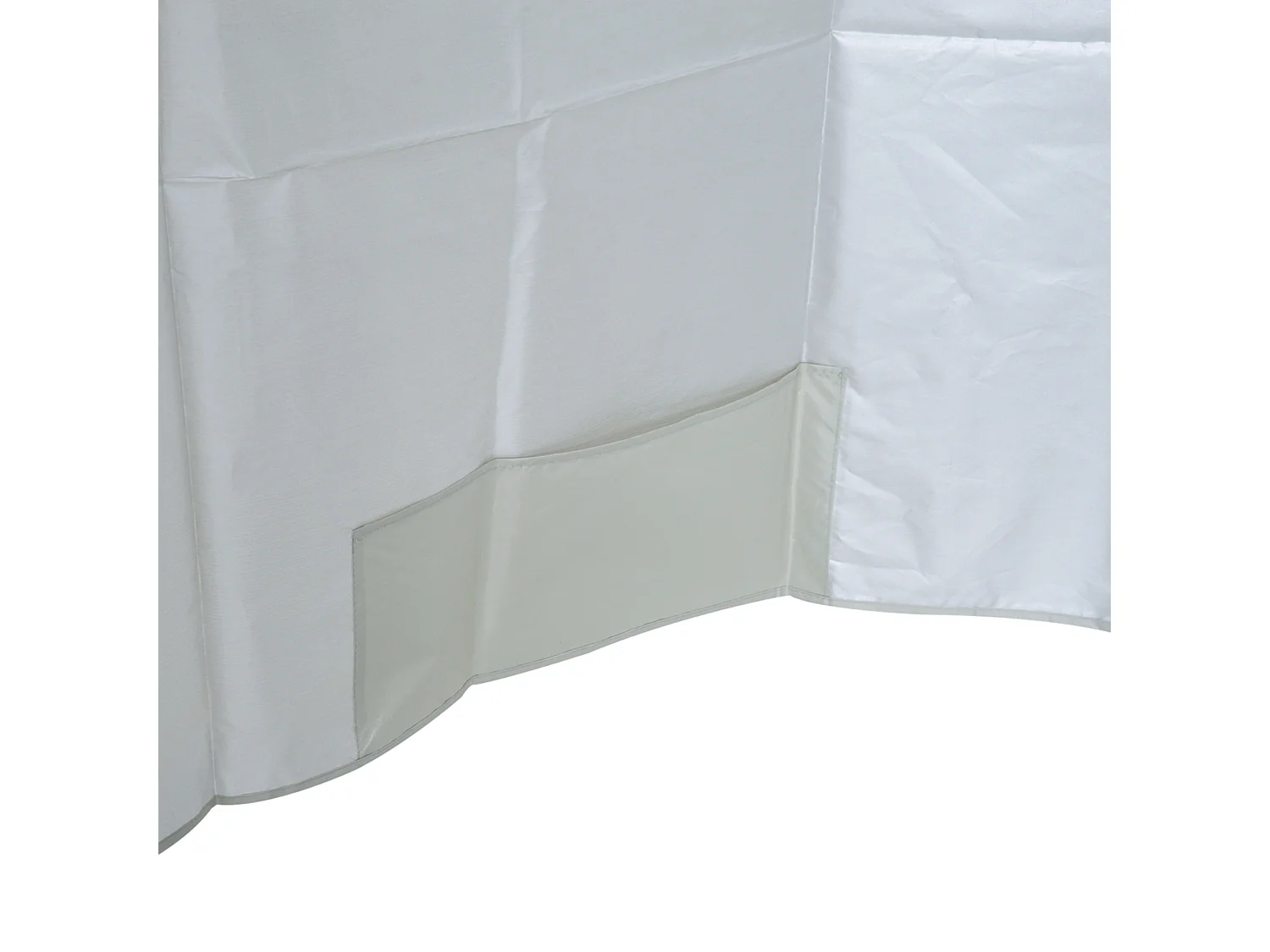 Parasol de plage Ø 2,2 x 2,2H cm protection UPF 50 + sac transport, sardines et lestage intégrés crème