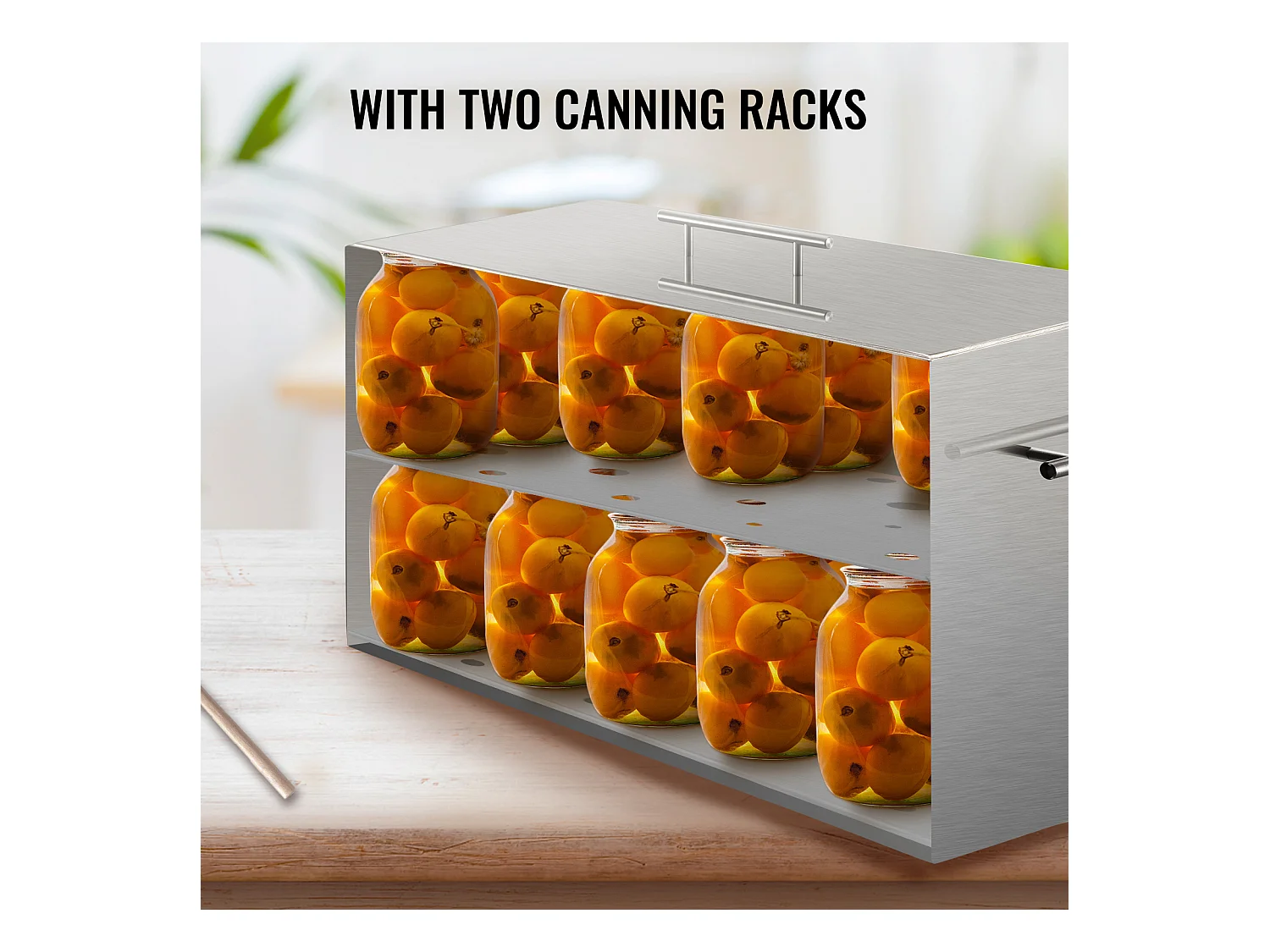 Doppelkessel, SucceBuy 15-Liter-Edelstahl-Doppelkessel mit Ständer