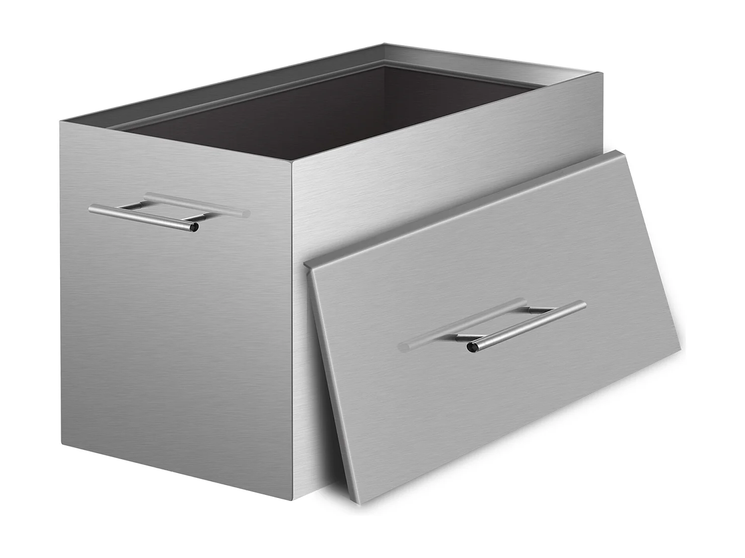 Marmite à Bain-Marie, SucceBuy Marmite à Bain-Marie en Acier Inoxydable de 15 Litres avec Support