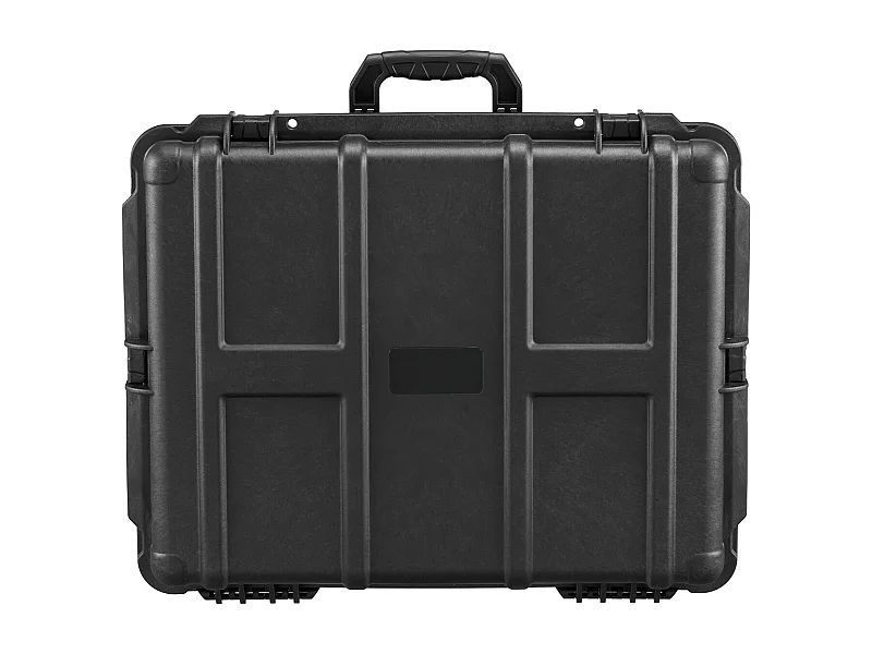 Étui Rigide Résistant aux Intempéries, SucceBuy Mallette de 68 L avec Poignées, Trous Cadenas et Doublure Mousse