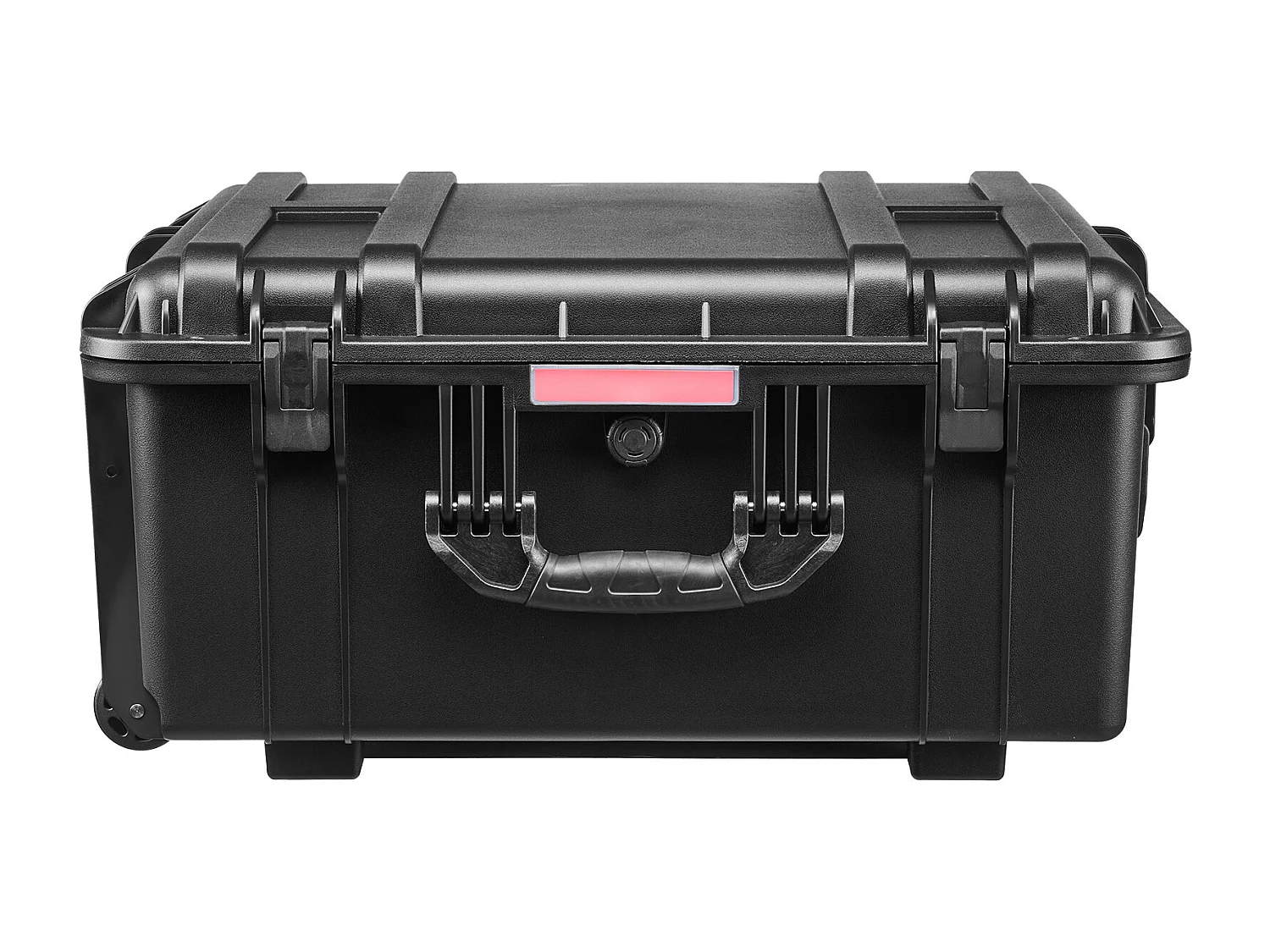 Estojo Rígido Resistente às Intempéries, SucceBuy Mala Estanque de 99 L com Rodas e Alça, Preta