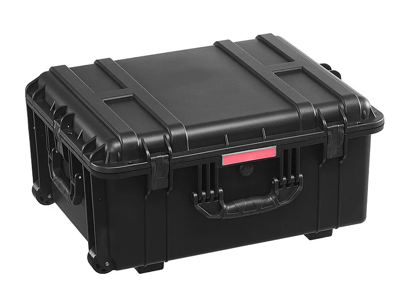 Étui Rigide Résistant aux Intempéries, SucceBuy Mallette Étanche de 99 L avec Roulettes et Poignée, Noire